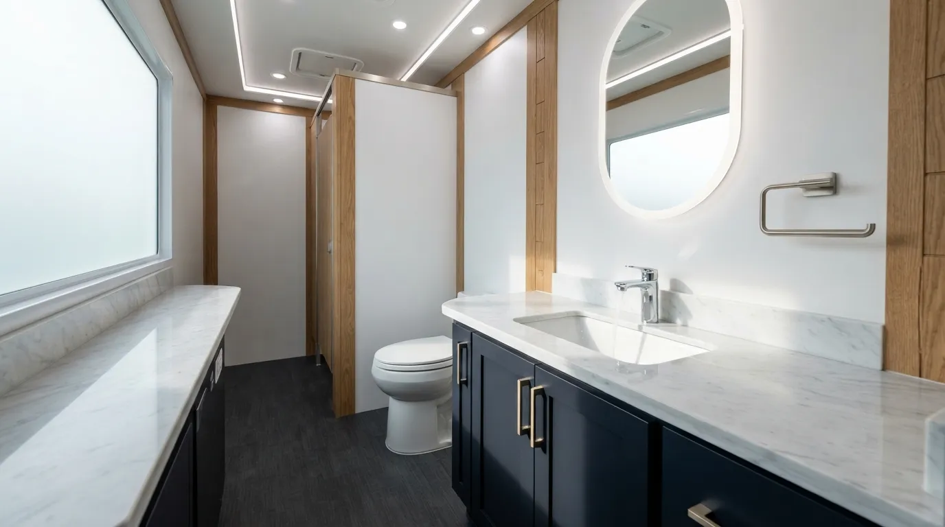 Luxury Restroom Trailer in Bismarck, ND